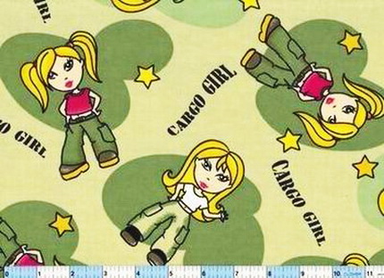 Army Cargo Girl Stars Flannel